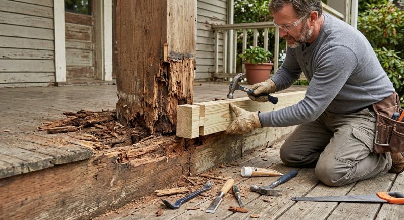Wood Rot Repair in Kansas City, KS