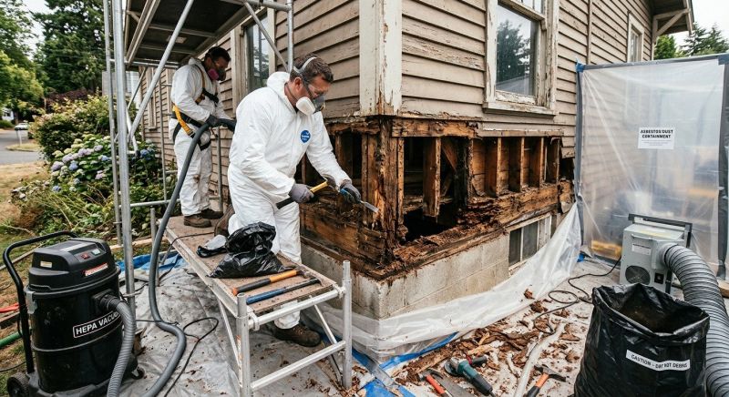 Dry Rot Remediation in Wilmington, NC