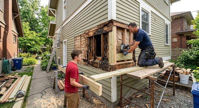 Structural Rot Repair in Olathe, KS