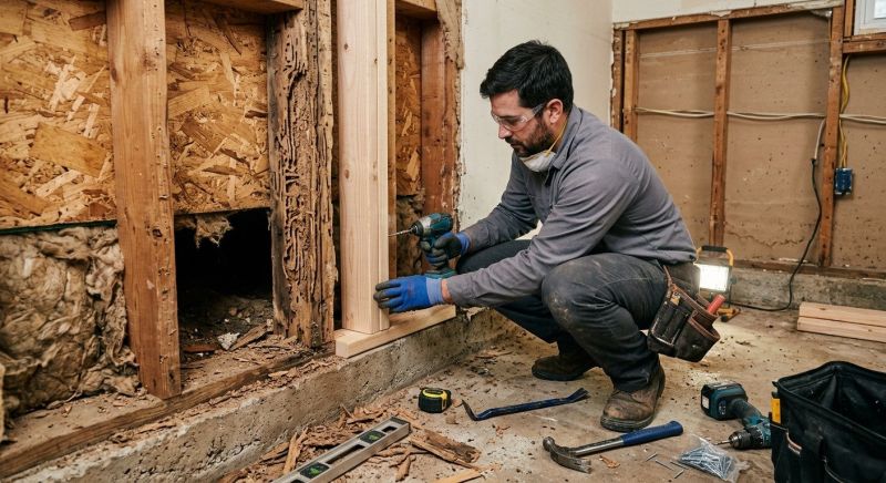 Termite Damage Repair Service in Overland Park, KS