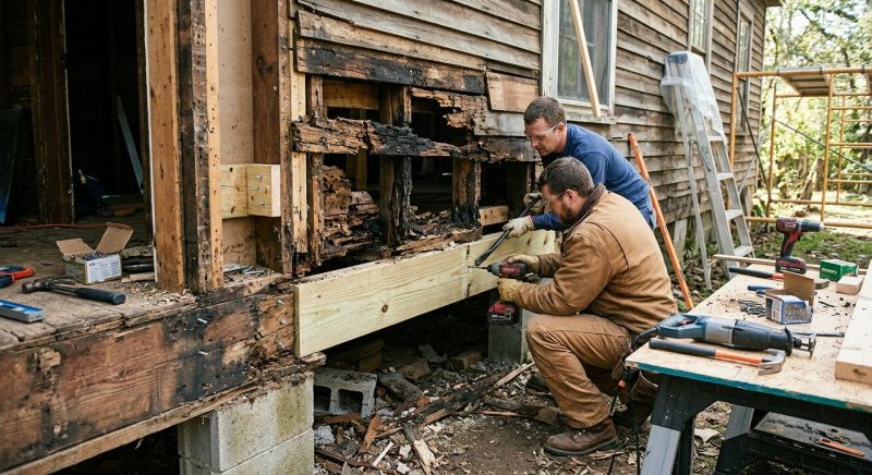 Wood Rot Removal in Conroe, TX