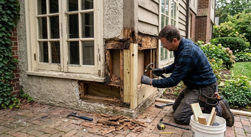 Wood Rot Repair in Kansas City, KS