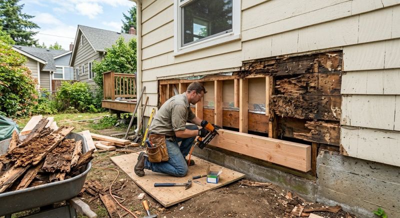 Wood Rot Repair in Kansas City, MO